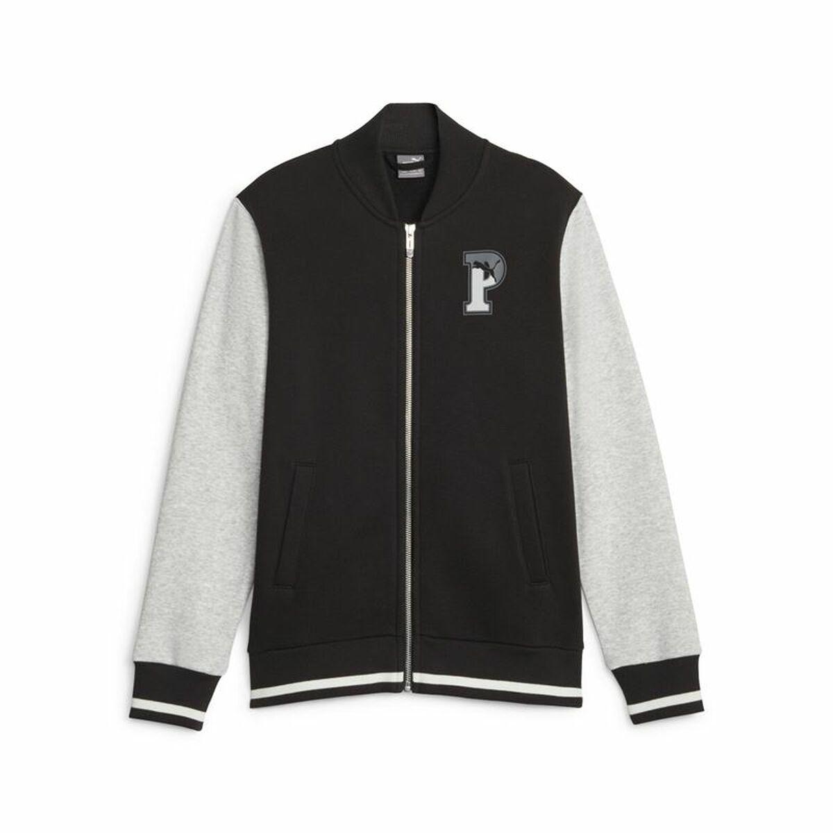 Sweatee Shirt Til Børn Puma Squad Bomber Sort