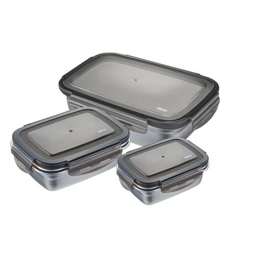 Madkassesæt Gefu G-89522 Rustfrit stål (3 enheder)