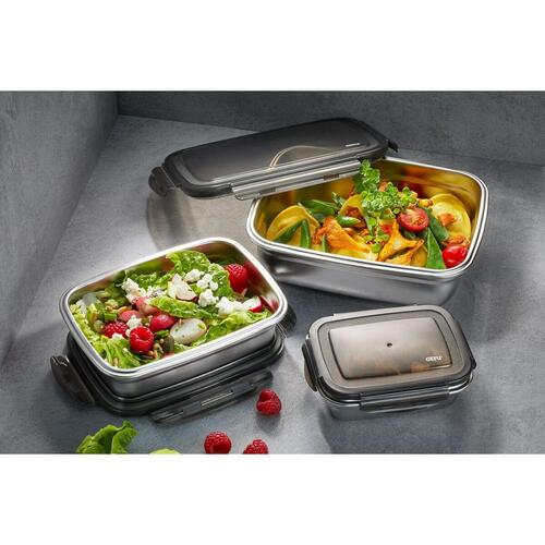 Madkassesæt Gefu G-89522 Rustfrit stål (3 enheder)