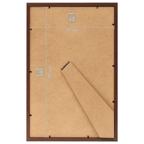 Billedrammer 3 stk. til væg eller bord 70x90 cm MDF sort