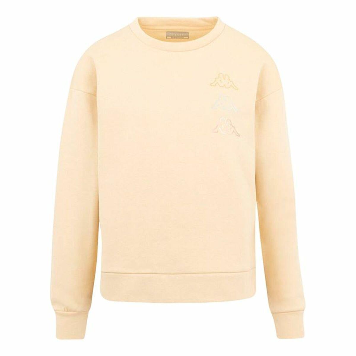 Kappa Kifoli sweatshirt uden hætte - Beige (XS)