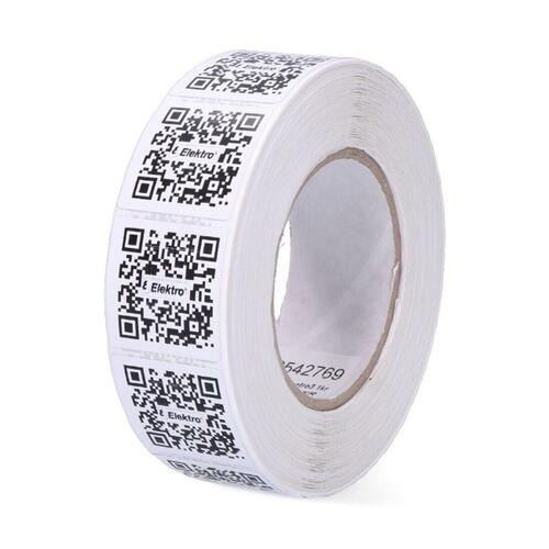 Checkpoint intelligente NFC-etiketter - anti-tyveri, hvid, 4 x 4 cm, 1.000 stk.
