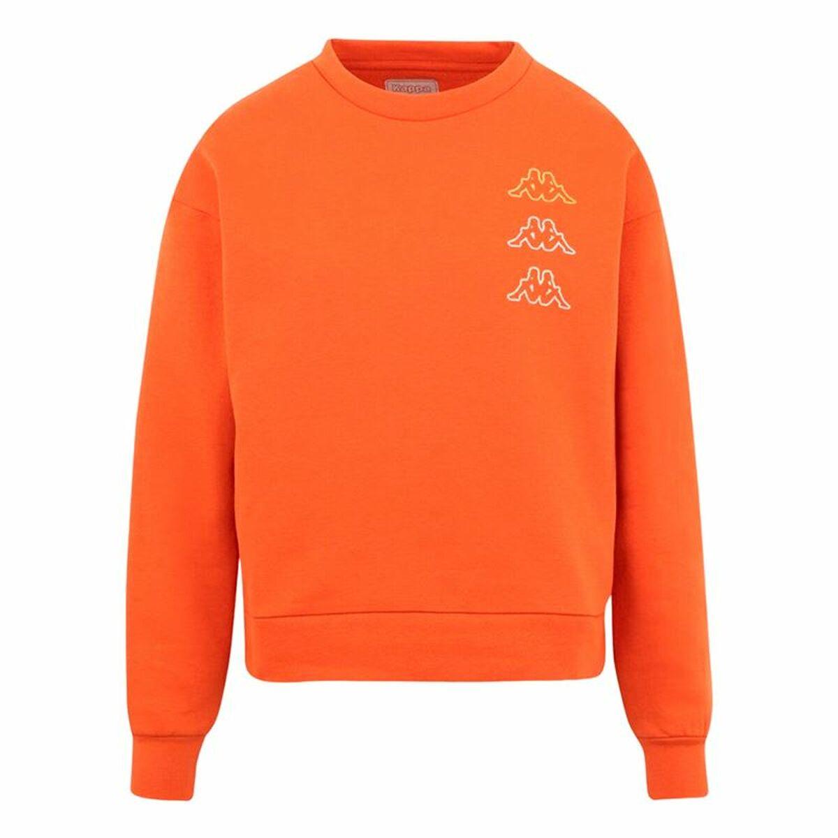 Kappa Kifoli sweatshirt uden hætte - mørk orange, XS