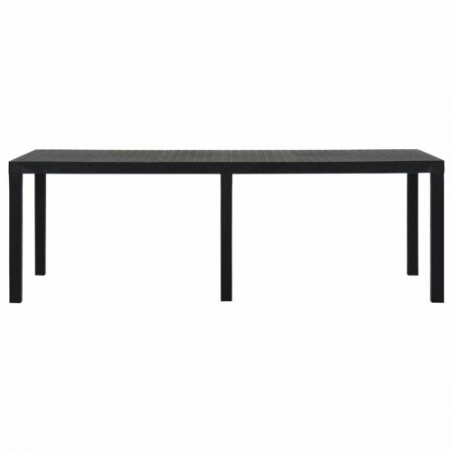 IPAE Progarden Indo spisebord - forlængbart havebord, antracit, 220 × 90 × 72 cm