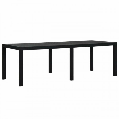 IPAE Progarden Indo spisebord - forlængbart havebord, antracit, 220 × 90 × 72 cm