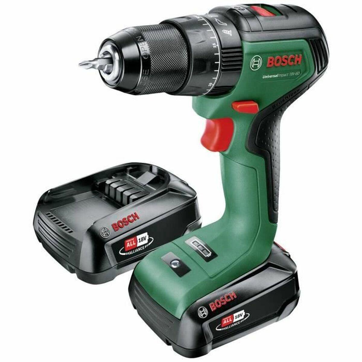 Bosch UniversalImpact 18V60 - slagboremaskine 18 V, 60 Nm (2x 2,0 Ah) billede