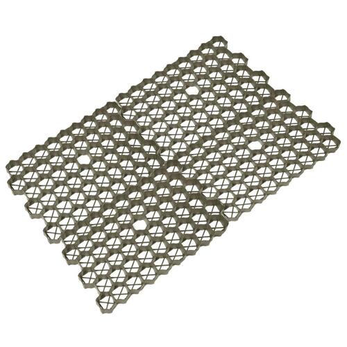 Græsarmering 16 stk. 60x40x3 cm plast grøn