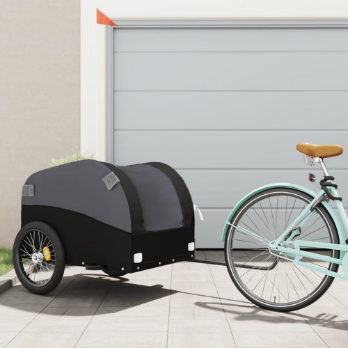 Cykelanhænger 45 kg i jern - sort