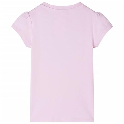 T-shirt til børn str. 104 lyserød