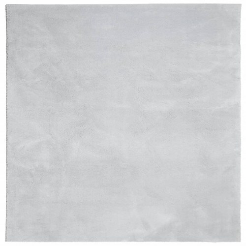 Gulvtæppe HUARTE 200×200 cm - kort luv, vaskbart, grå