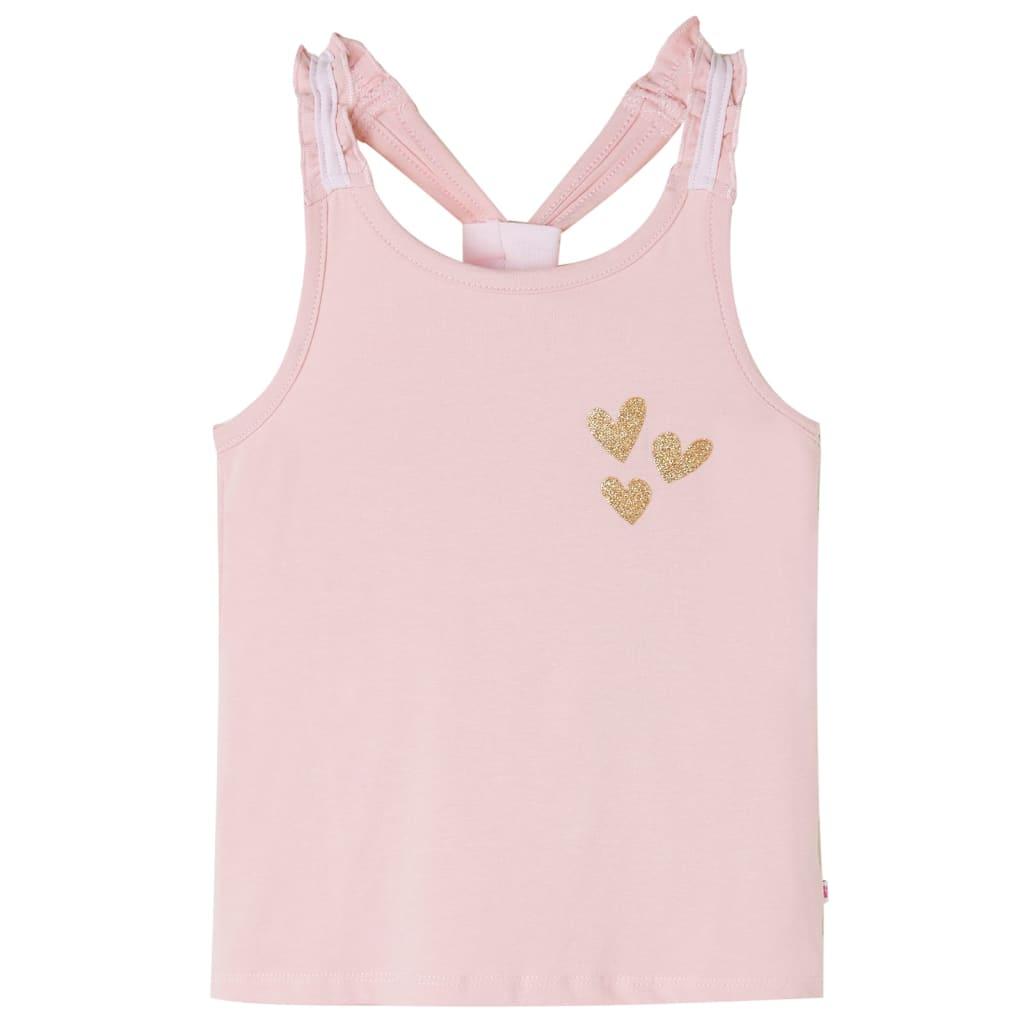 Tanktop til børn str. 104 lyserød