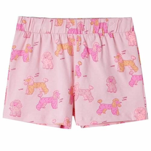Pyjamas til børn str. 140 korte ærmer lyserød