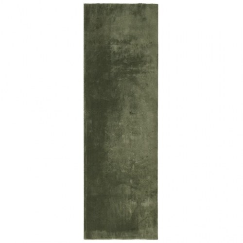 Gulvtæppe HUARTE skovgrøn 80 x 250 cm