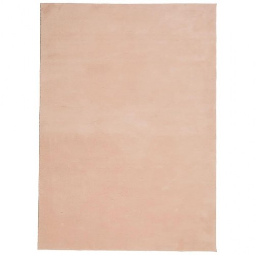 Gulvtæppe HUARTE 200×280 cm - kort luv, vaskbart, rosa