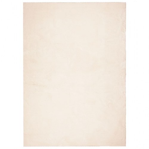 Gulvtæppe HUARTE 120×170 cm - kort luv, vaskbart, beige