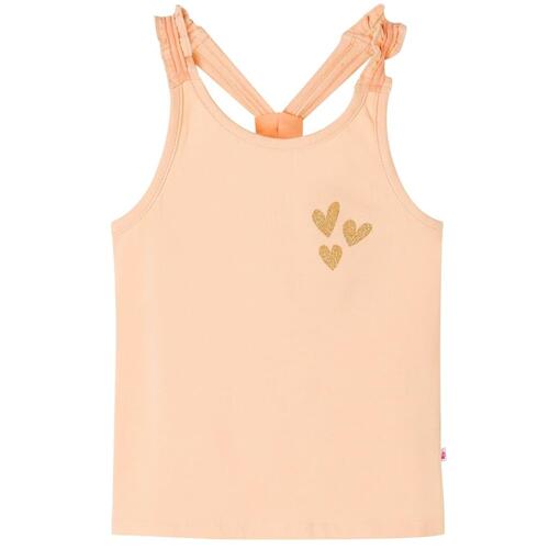 Tanktop til børn str. 140 lys orange