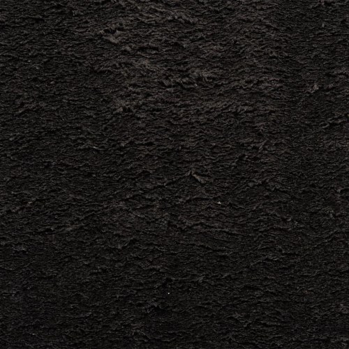 Gulvtæppe HUARTE 100×200 cm - kort luv, vaskbart, sort