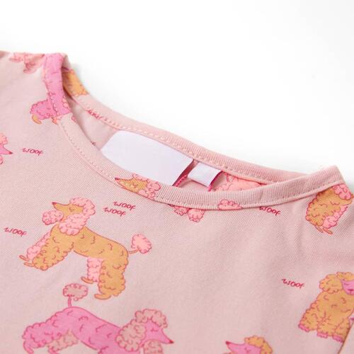 Pyjamas til børn str. 128 korte ærmer lyserød