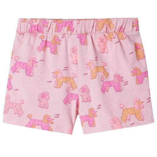 Pyjamas til børn str. 128 korte ærmer lyserød