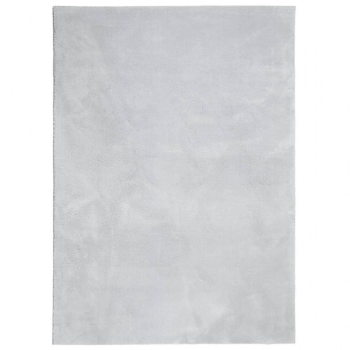 Gulvtæppe HUARTE 160×230 cm - kort luv, vaskbart, grå