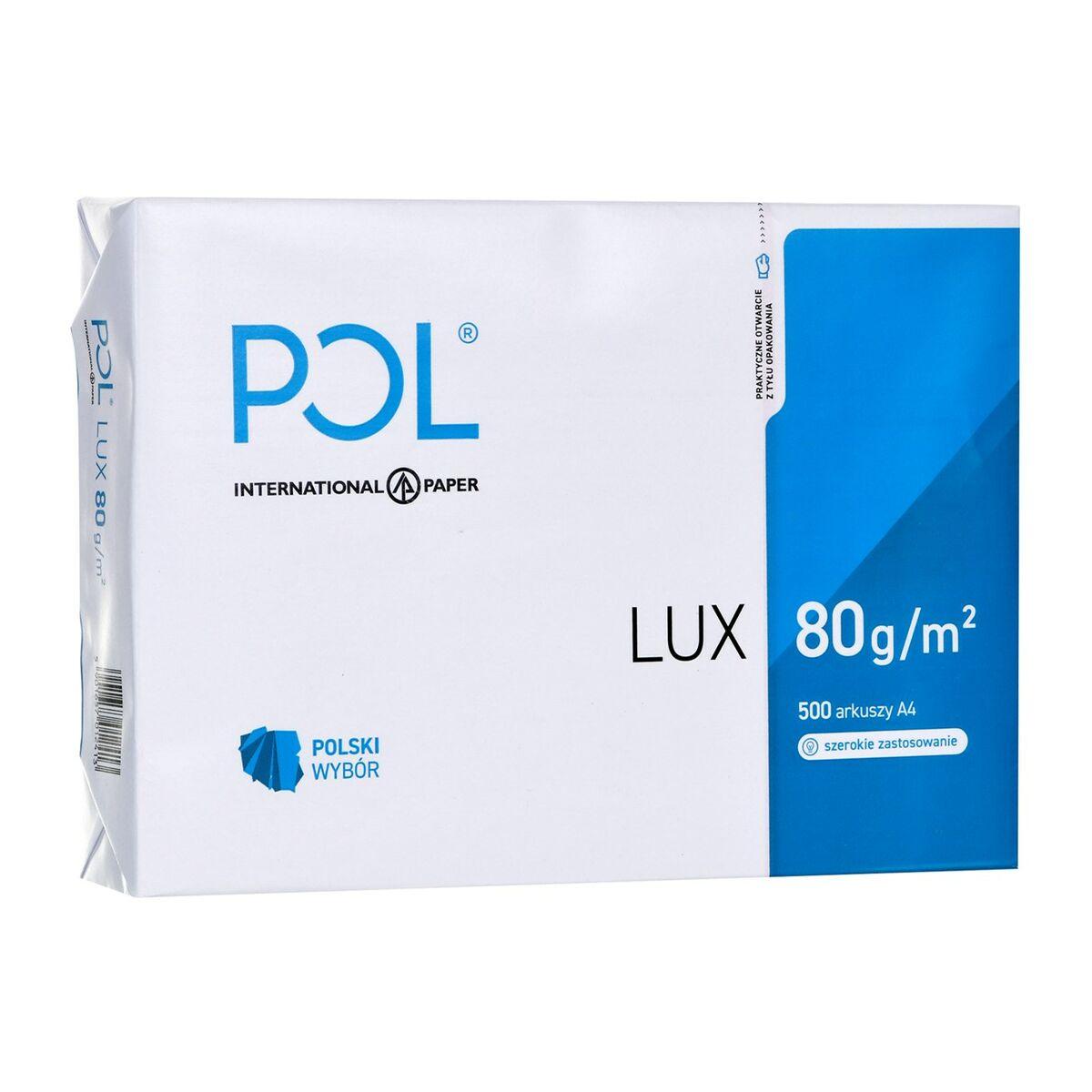POL International Paper Lux printerpapir A4 80 g/m² - 500 ark, hvid