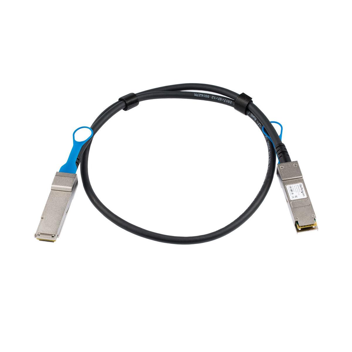 Utp Kategori 6 Stift Netværkskabel Startech Qsfp40gpc1m Sort 1 M
