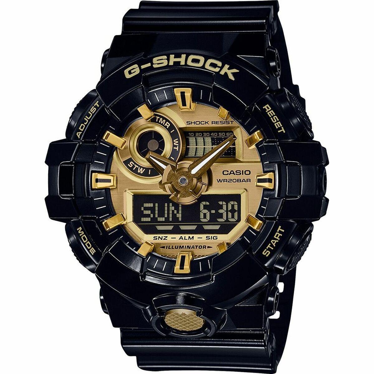 Herreur Casio G Shock Ga 710 Ø 49 Mm Sort Guld