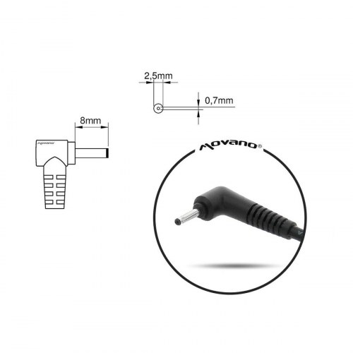 Laptop-oplader Mitsu 5ZM011 Asus 65 W