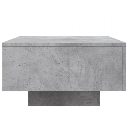 Sofabord i konstrueret træ 55×55×31 cm - betongrå