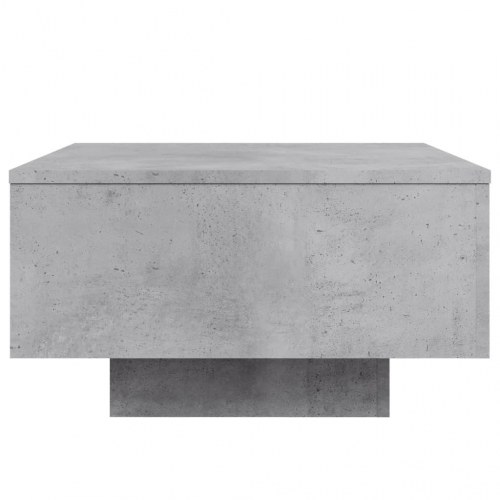 Sofabord i konstrueret træ 55×55×31 cm - betongrå