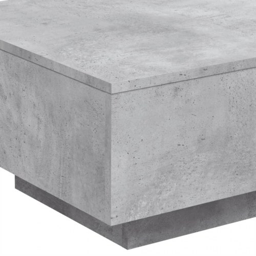 Sofabord i konstrueret træ 55×55×31 cm - betongrå