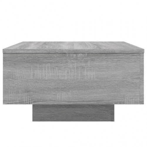 Sofabord 55 × 55 × 31 cm i konstrueret træ - grå sonoma-eg