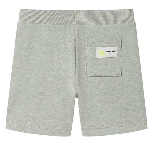 Shorts til børn str. 92 med snøre lys kakimeleret