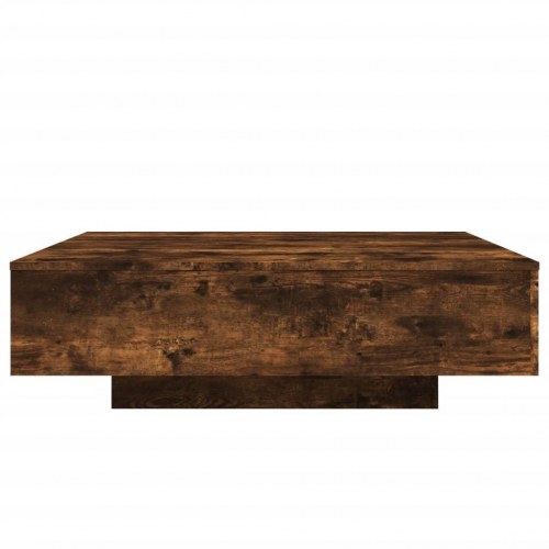 Sofabord 100 × 100 × 31 cm i konstrueret træ - røget sonoma-eg