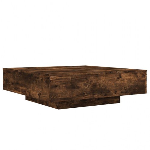 Sofabord 100 × 100 × 31 cm i konstrueret træ - røget sonoma-eg