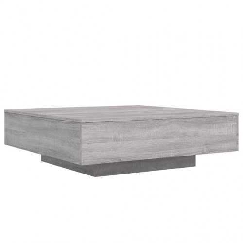 Sofabord 100 × 100 × 31 cm i konstrueret træ - grå sonoma-eg