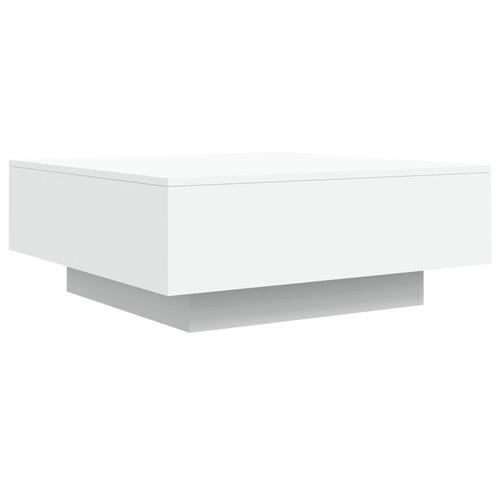 Sofabord 80x80x31 cm spånplade hvid