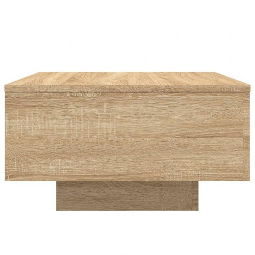 Sofabord 55 × 55 × 31 cm i konstrueret træ - sonoma eg