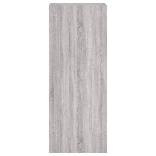 Væghængt tv-bord 40,5x30x102 cm konstrueret træ grå sonoma-eg