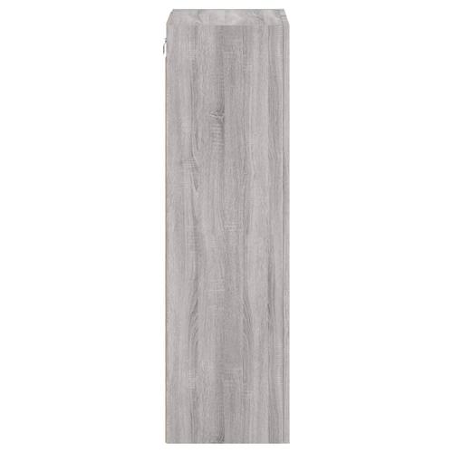 Væghængt tv-bord 40,5x30x102 cm konstrueret træ grå sonoma-eg