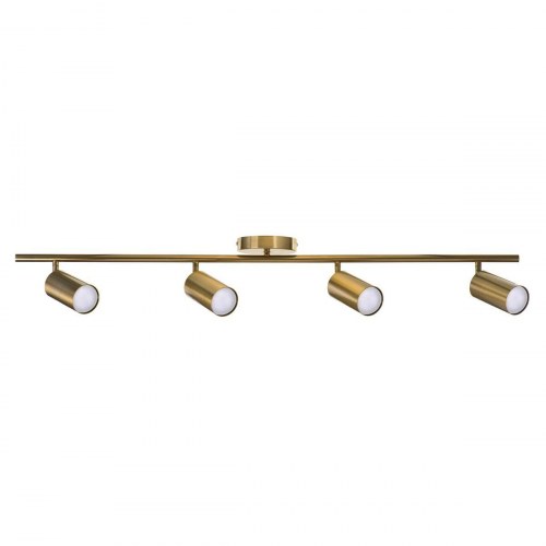 Activejet AJE-SPECTRA 4P loftlampe - gylden metal, 4 spot, GU10