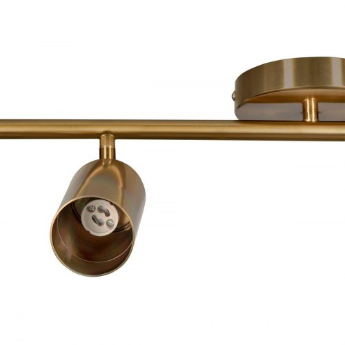 Activejet AJE-SPECTRA 4P loftlampe - gylden metal, 4 spot, GU10