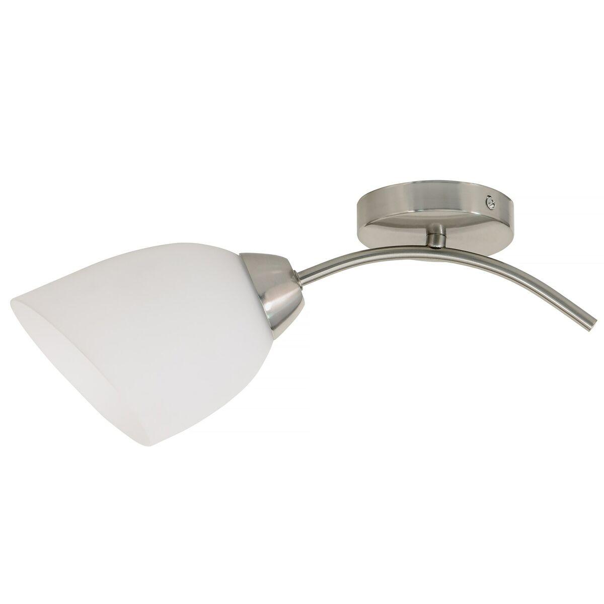 Loftlampe Activejet Hvid nikkel Metal Glas 40 W 40 x 12 x 20 cm