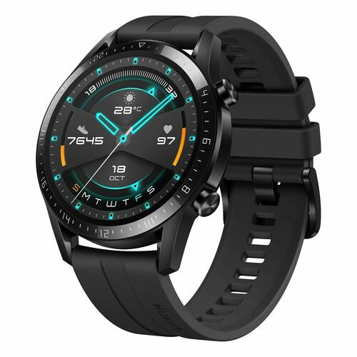 Smartwatch Huawei Watch GT 2 Sort Mat bagpå (OUTLET B)
