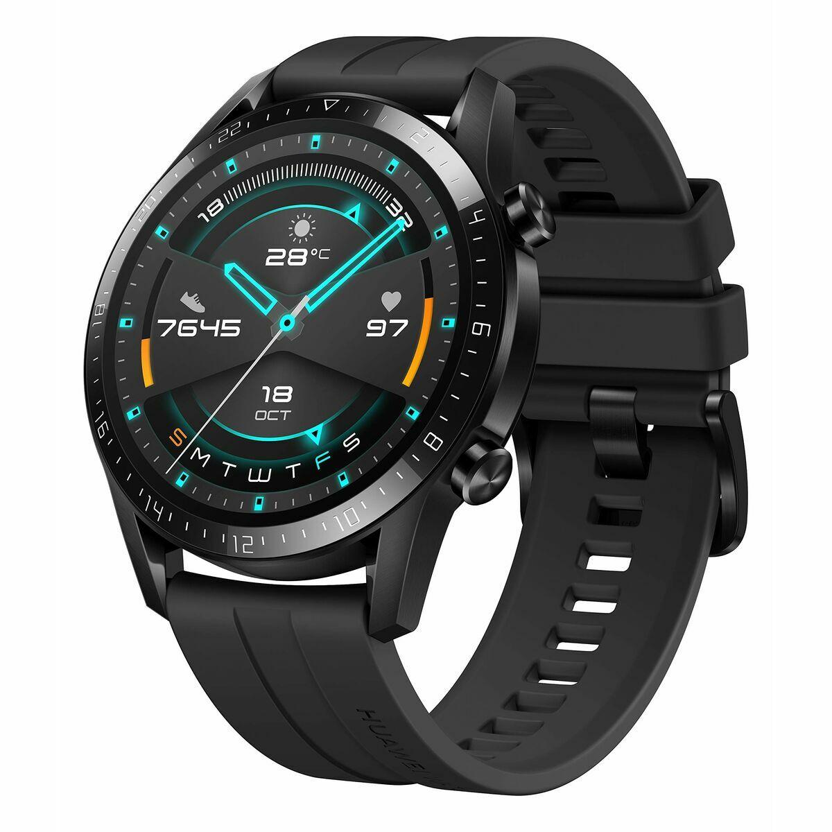 Smartwatch Huawei Watch GT 2 Sort Mat bagpå (OUTLET B)
