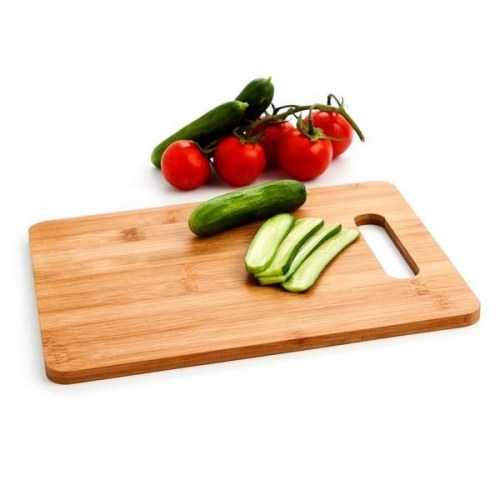 Renova Bamboo skærebræt, brun træ, 35 × 25 × 1 cm