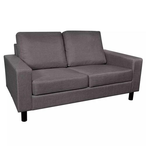 2-pers. sofa i stof mørkegrå