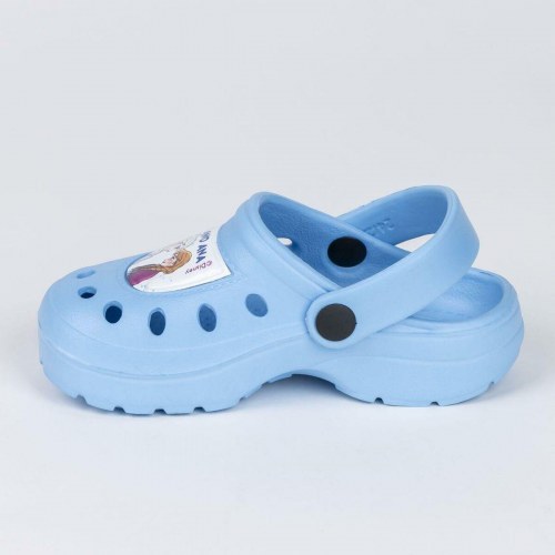 Børnesandaler Frozen træsko lyseblå 26-27