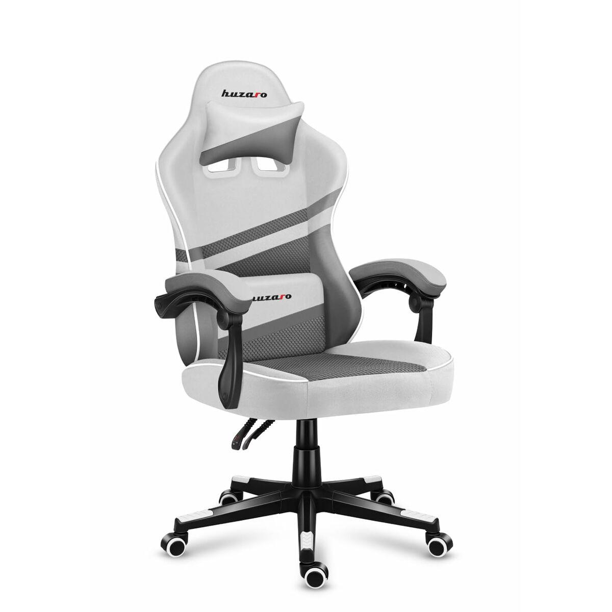 Huzaro HZ-Force 4.4 gaming-stol - White Mesh (hvid/grå)