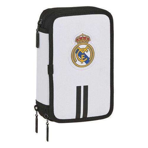 Tredobbelt Penalhus Real Madrid C.F. Hvid Sort (36 Dele)